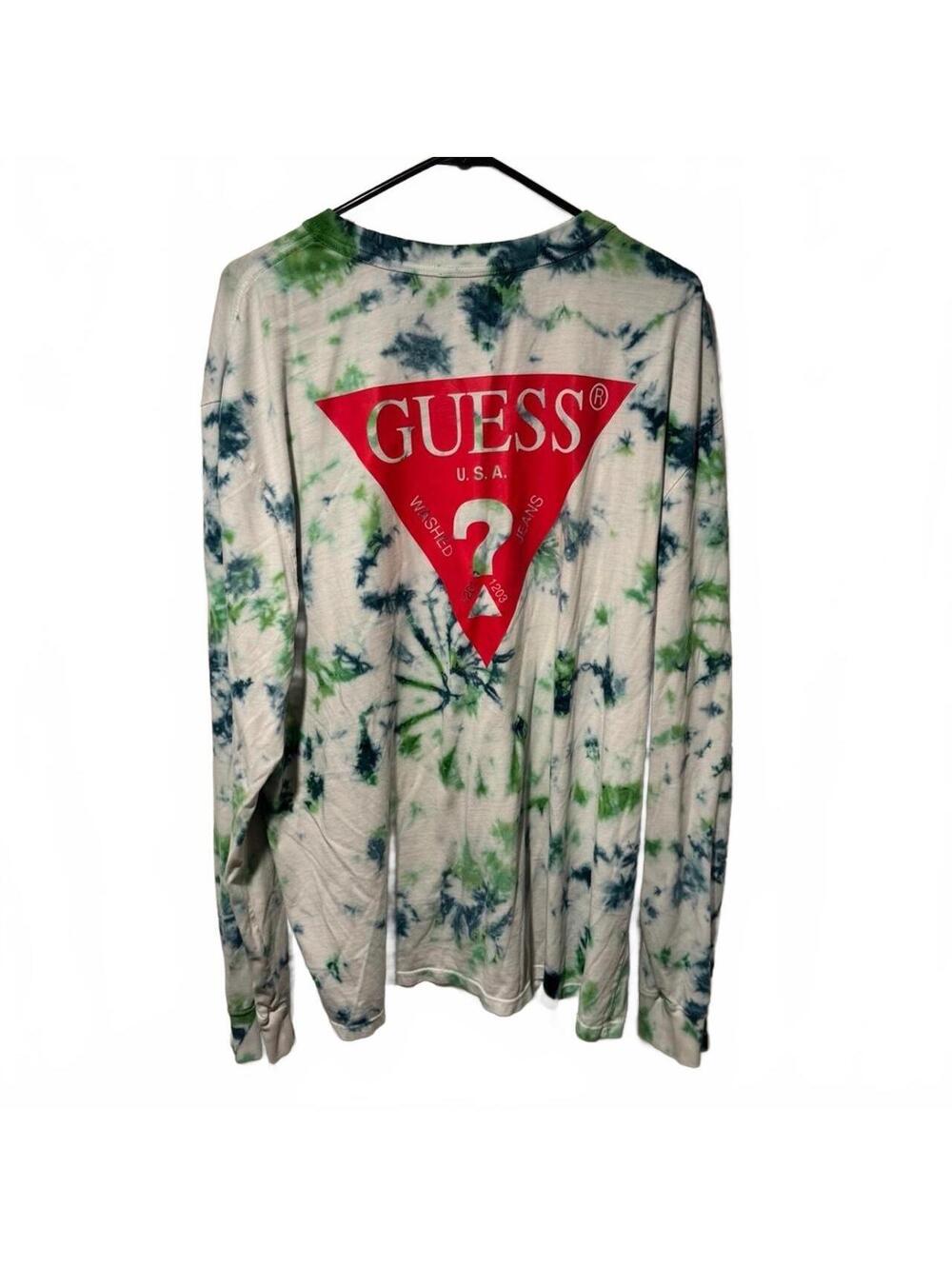 Guess Long Sleeve Tie Dye shirt